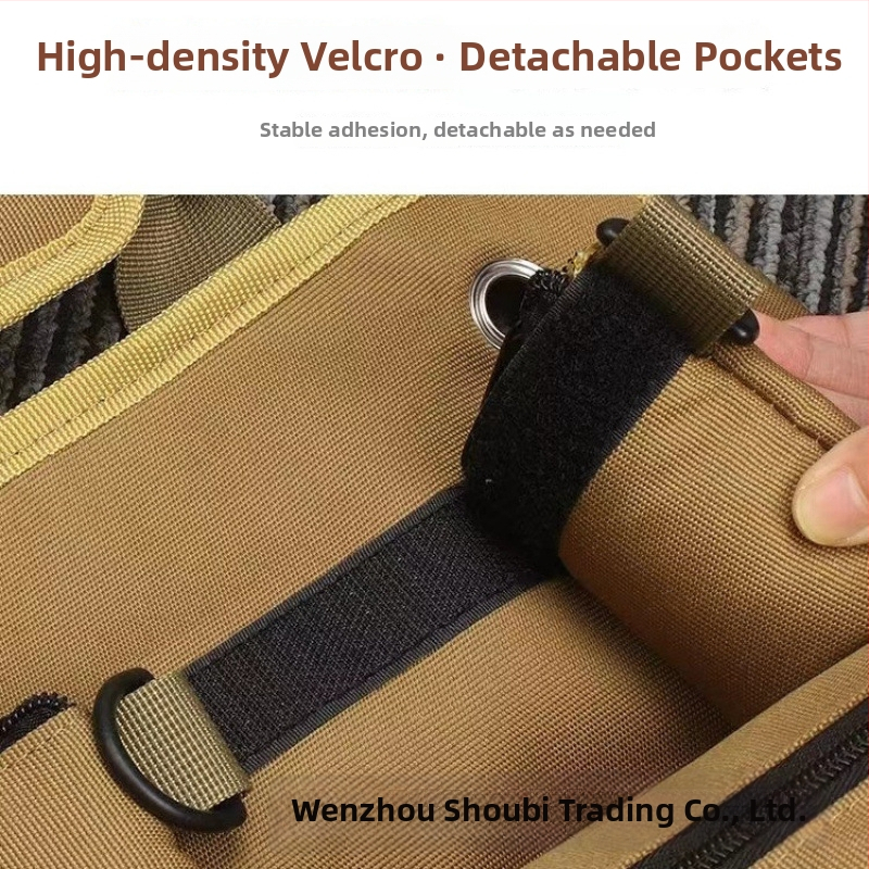 Portatyvinis ritinėlio tipo įrankių krepšys elektros meistrui, daugiafunkciniam remontui ir įrankių saugojimui automobilyje