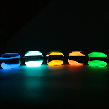 AirPods Pro 3 védőtok, merev tok, PC anyag, injekciós öntés, testreszabható, folyékony homok fluoreszcens megjelenéssel