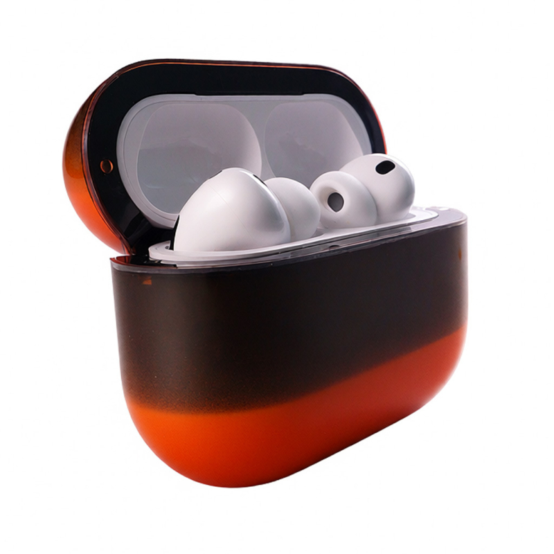 AirPods Pro 3 védőtok, merev tok, PC anyag, injekciós öntés, testreszabható, folyékony homok fluoreszcens megjelenéssel