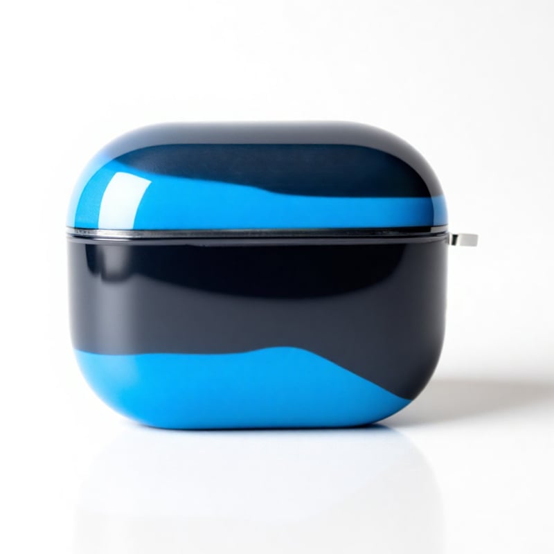 AirPods Pro 3 védőtok, merev tok, PC anyag, injekciós öntés, testreszabható, folyékony homok fluoreszcens megjelenéssel