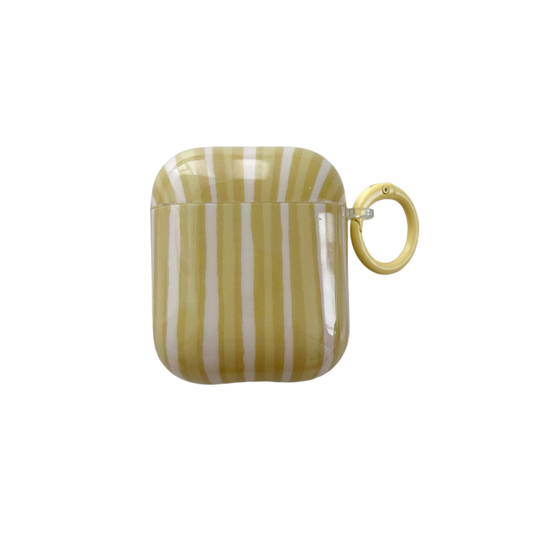 AirPods кейс за трето поколение и Pro второ поколение – нишов уникален дизайн с ивици, IMD материал, гравиране, възможност за персонализация, Apple съвместим