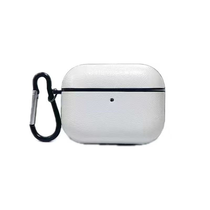 AirPods Pro защитен твърд калъф – имитационна кожа с релефен cowhide модел, универсален за Apple AirPods Pro поколения 1–4, против изпускане