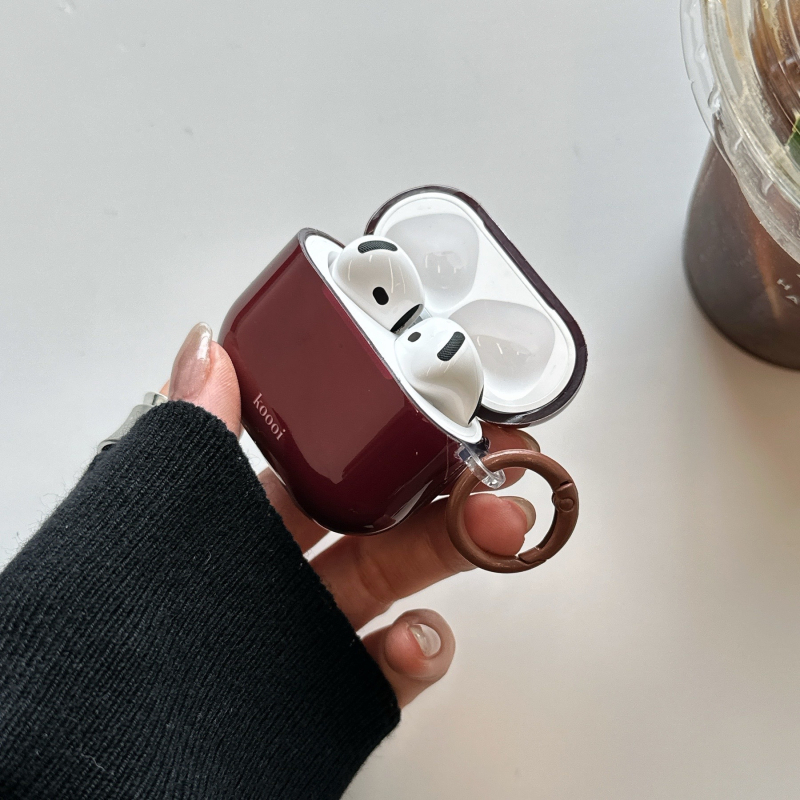 Ins stil minimalistična prozirna jednobojna futrola za AirPods 4/3, kompatibilna s Apple Bluetooth slušalicama