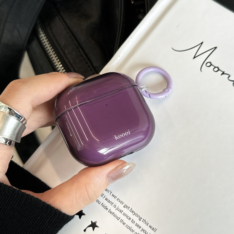 Ins stil minimalistična prozirna jednobojna futrola za AirPods 4/3, kompatibilna s Apple Bluetooth slušalicama