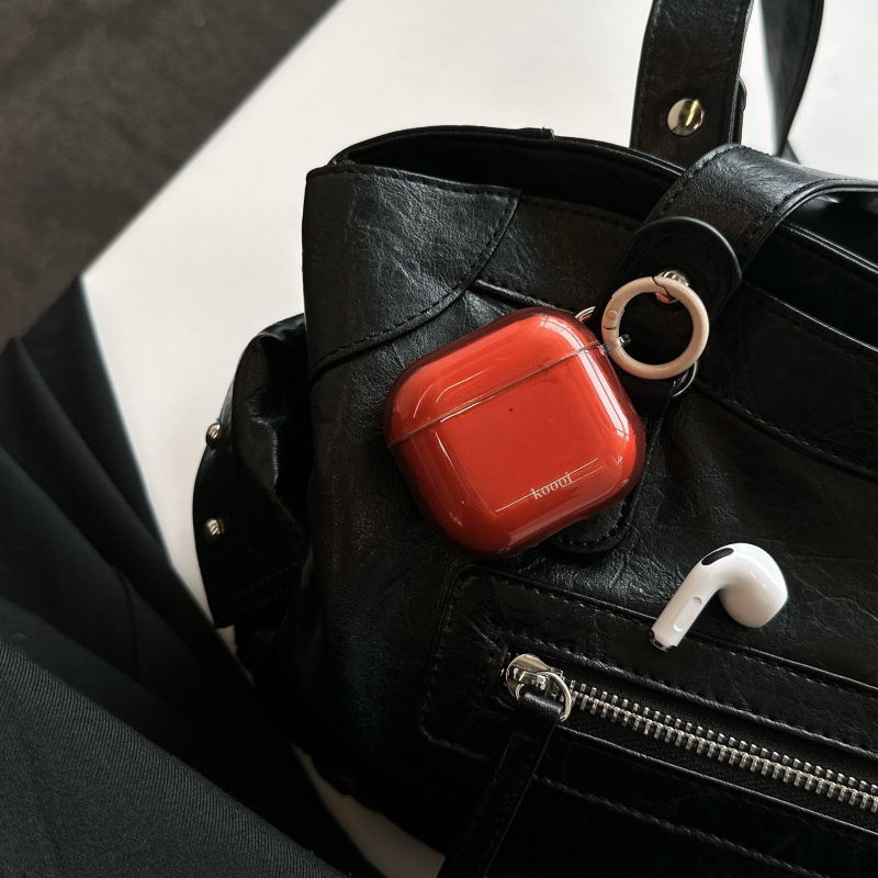 Ins stil minimalistična prozirna jednobojna futrola za AirPods 4/3, kompatibilna s Apple Bluetooth slušalicama