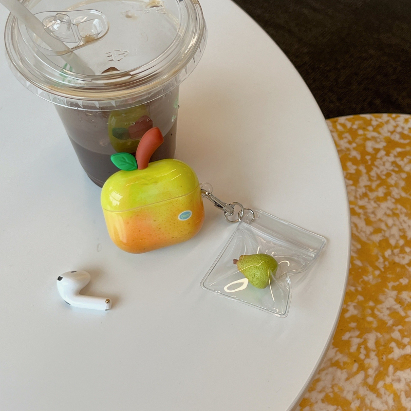 AirPods Pro védőtok – hordozható kialakítás, felület benyomásos stílusban, Apple-kompatibilis, támogatja a testreszabást