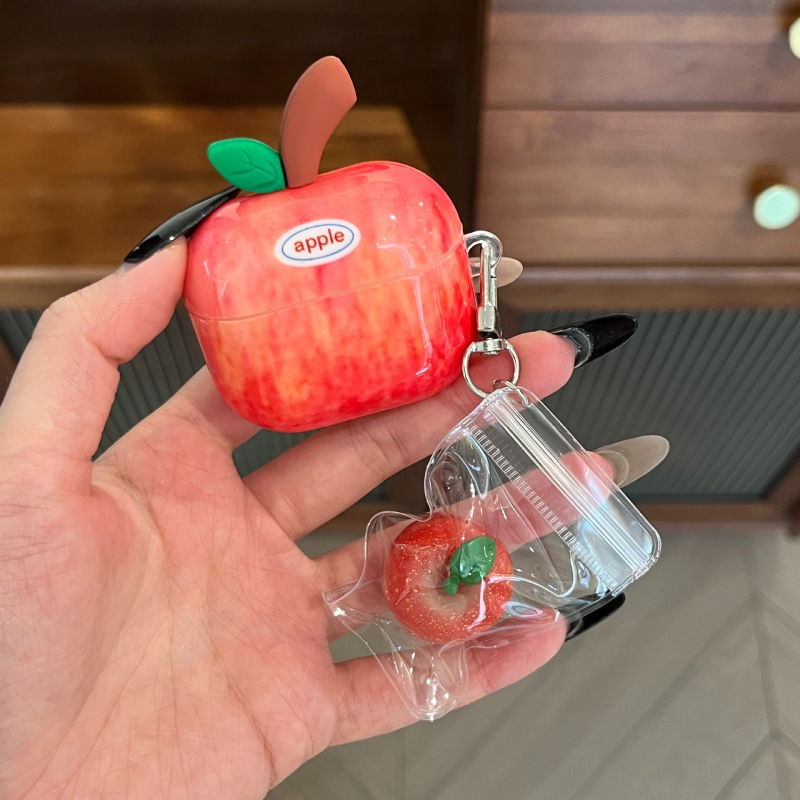 AirPods Pro védőtok – hordozható kialakítás, felület benyomásos stílusban, Apple-kompatibilis, támogatja a testreszabást