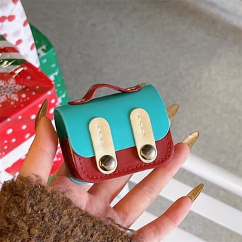 HFILL кожен защитен калъф за AirPods, имитационна кожа, мека обвивка, гравиране, за Apple AirPods