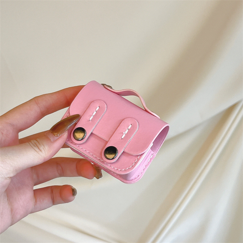 HFILL кожен защитен калъф за AirPods, имитационна кожа, мека обвивка, гравиране, за Apple AirPods