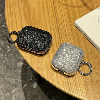 AirPods Pro zaštitna futrola – čvrst kućište, elektroplating dijamantni sjaj, PC plast, kompatibilno s Apple