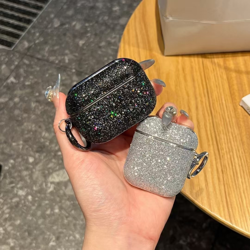 AirPods Pro zaštitna futrola – čvrst kućište, elektroplating dijamantni sjaj, PC plast, kompatibilno s Apple