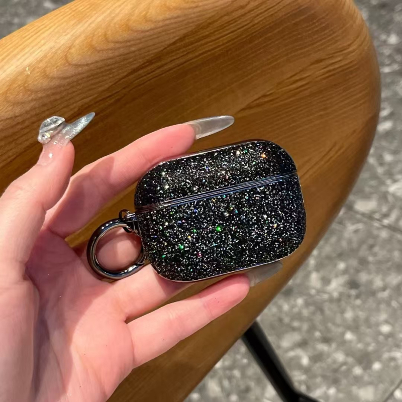 AirPods Pro zaštitna futrola – čvrst kućište, elektroplating dijamantni sjaj, PC plast, kompatibilno s Apple