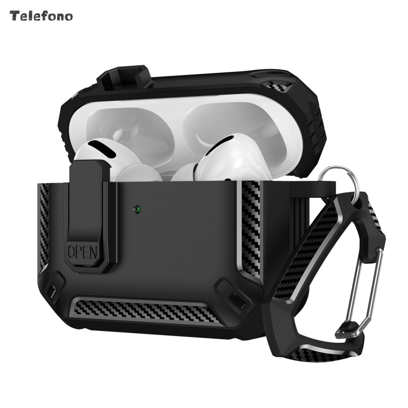 Védőtok Apple AirPods 4. generáció és AirPods Pro 3 készülékekhez, TPU/PC puha burkolat, injekciós formázás, mágneses zár