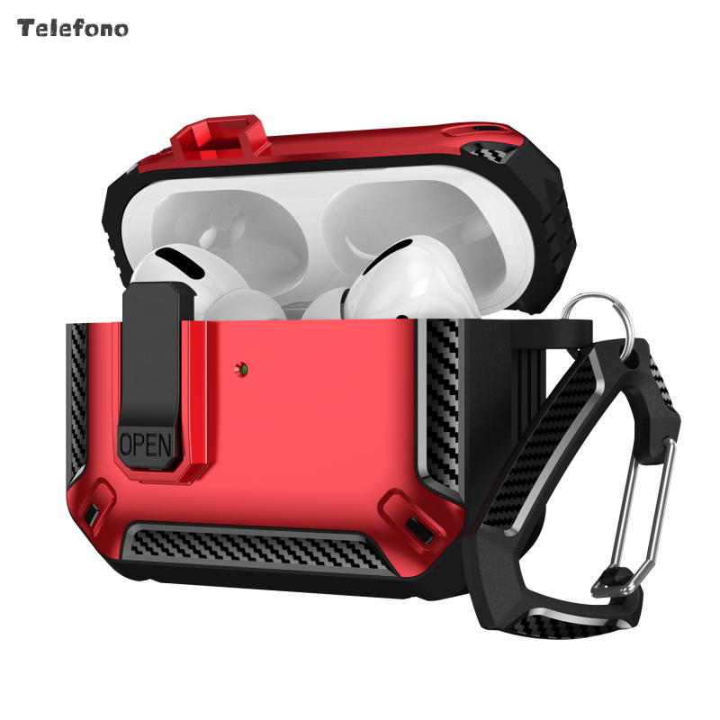 Védőtok Apple AirPods 4. generáció és AirPods Pro 3 készülékekhez, TPU/PC puha burkolat, injekciós formázás, mágneses zár