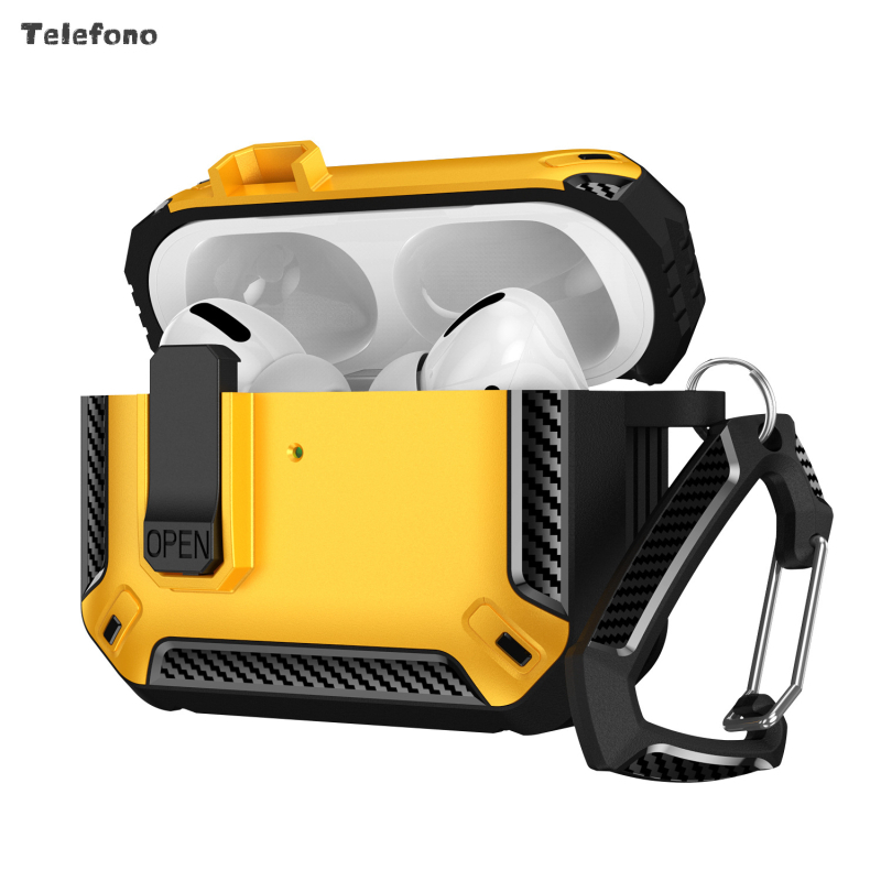 Védőtok Apple AirPods 4. generáció és AirPods Pro 3 készülékekhez, TPU/PC puha burkolat, injekciós formázás, mágneses zár