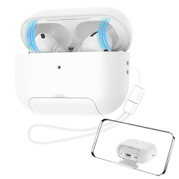 Zaštitno kućište za AirPods 4 i AirPods Pro 2, tvrdo kućište u jednoj boji