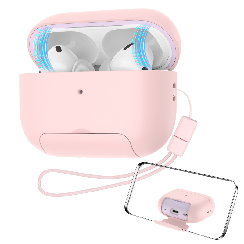 Zaštitno kućište za AirPods 4 i AirPods Pro 2, tvrdo kućište u jednoj boji
