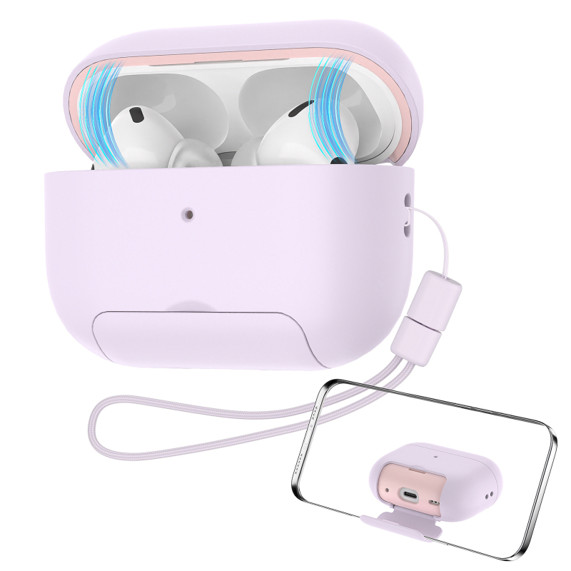 Zaštitno kućište za AirPods 4 i AirPods Pro 2, tvrdo kućište u jednoj boji