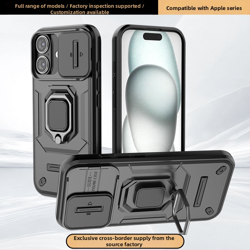 iPhone 14 sērijas vāciņš ar magnētisko aizvērumu un statīvu, nordiskais stils, TPU+PC, injekcijas veidots, izturīgs pret nolietojumu, pret kritieniem, pret pirkstu nospiedumiem