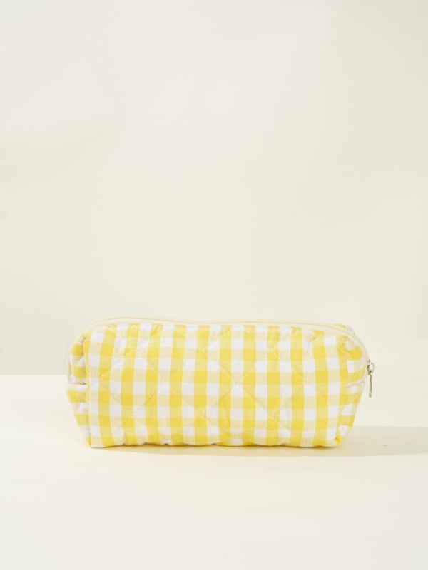 Geantă de machiaj, material din bumbac, stil urban minimalist, utilizare zilnică, primăvara 2024, Unisex