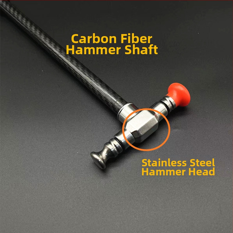 Oglekļa šķiedras āmurs automašīnas izlīdzināšanai – sitējs un izlīdzināšanas rīks bez pēdām