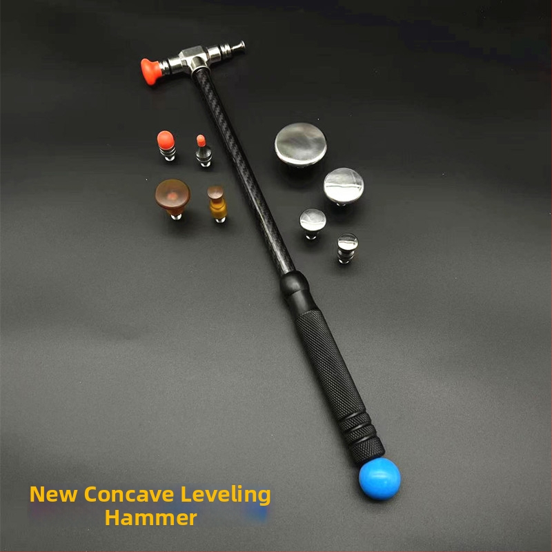 Oglekļa šķiedras āmurs automašīnas izlīdzināšanai – sitējs un izlīdzināšanas rīks bez pēdām