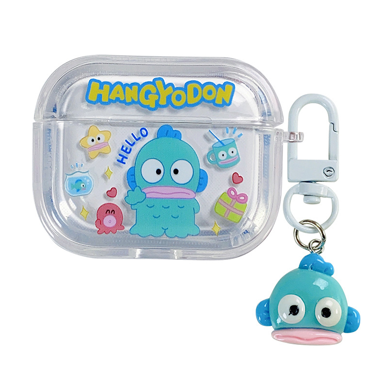 Kuromi zaštitna kutija za AirPods 4, Pro 3 i Cinnamoroll generacije 2–3 – prozirno mekani TPU kućište s reljefnim cartoon dizajnom