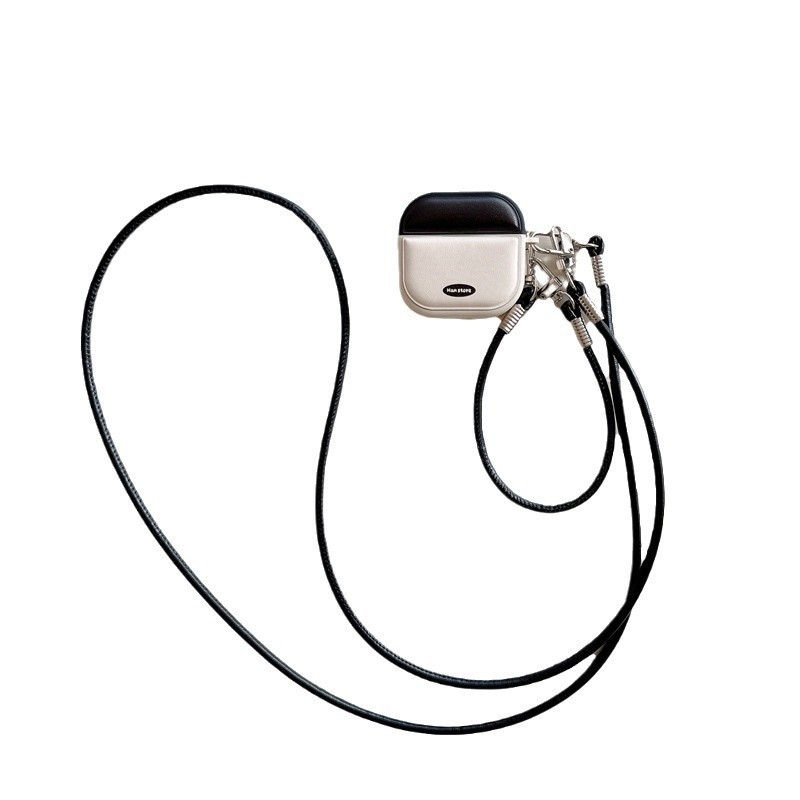 Retro kožna futrola s kontrastnim dijelom i dijagonalnim uzorkom za AirPods 4, Apple Bluetooth bežične slušalice s magnetskim zatvaranjem, kompatibilno s Pro 2 (2./3. generacija)