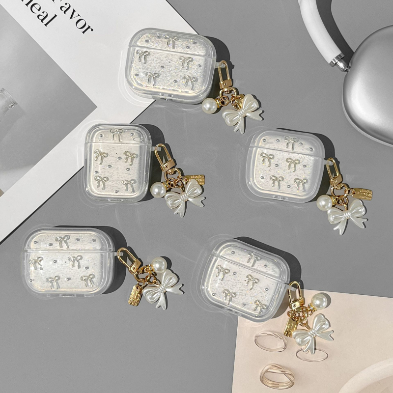 Masni alakú szilikon tok AirPods Pro 3-hoz és AirPods 4. generációhoz, puha héj, kézzel készített