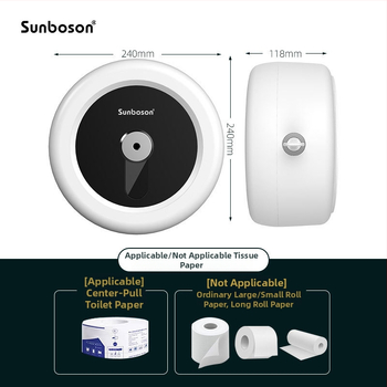 Xiangchen Sienas Piestiprināms Lielā Tualetes Papīra Ruļļa Turētājs – ABS Plastmasa, Ūdensizturīgs, Iepakojumā 12 Gab., Vannas Istabai