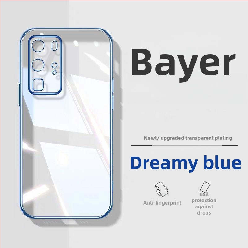 Murdinger silikona vāciņš Huawei P40 / P40 Pro, aizmugurējais korpuss, vienkāršs dizains, elektroplatinga apdare, kritiena aizsardzība