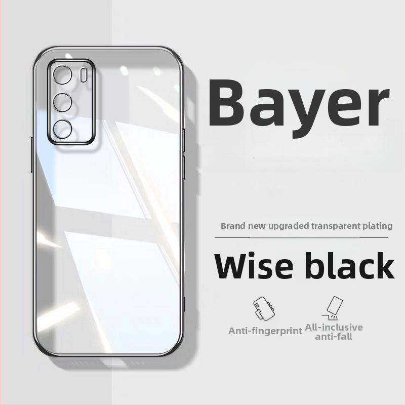 Murdinger silikona vāciņš Huawei P40 / P40 Pro, aizmugurējais korpuss, vienkāršs dizains, elektroplatinga apdare, kritiena aizsardzība