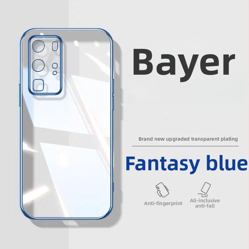 Murdinger silikona vāciņš Huawei P40 / P40 Pro, aizmugurējais korpuss, vienkāršs dizains, elektroplatinga apdare, kritiena aizsardzība