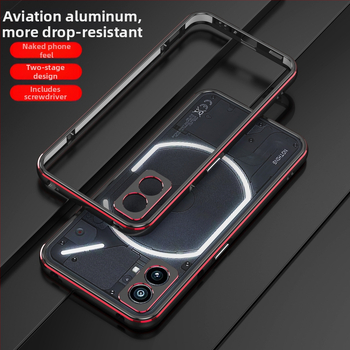 Nothing Phone1 vāciņš ar metāla rāmi, metāla štancēšana, bez pielāgošanās, stilīgs un vienkāršs dizains