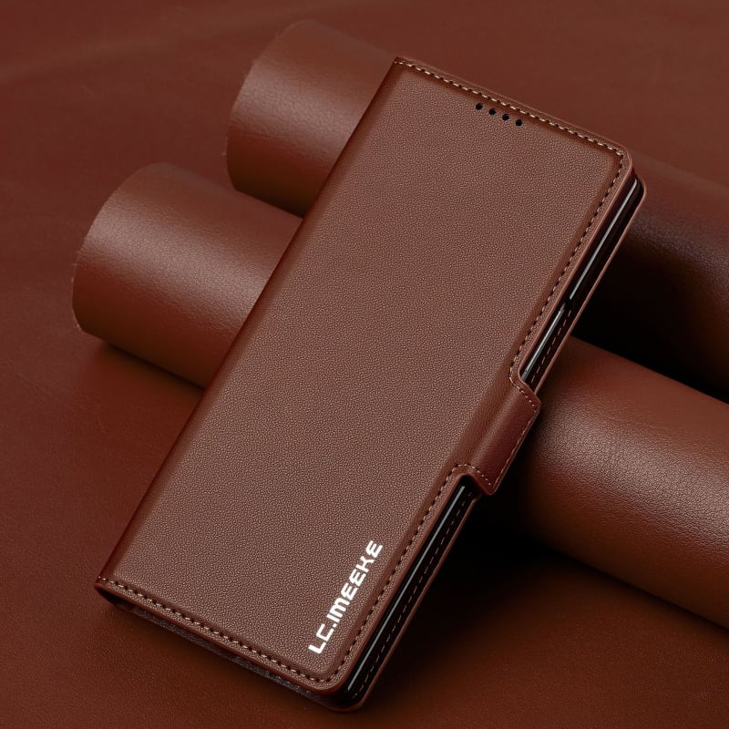 Θήκη από δέρμα για Samsung Galaxy Z Fold5/6/7, PU+PC υλικό, απλό, ελαφρώς πολυτελές ύφος