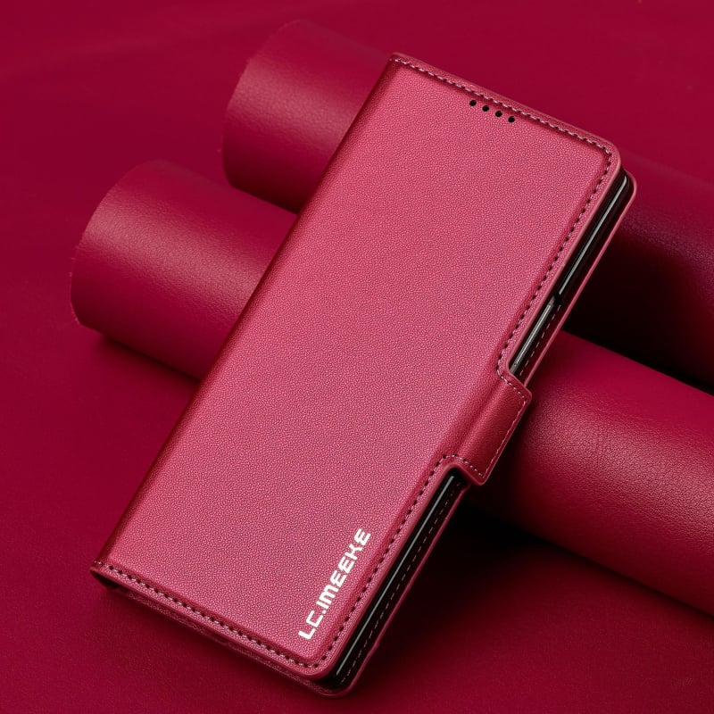 Θήκη από δέρμα για Samsung Galaxy Z Fold5/6/7, PU+PC υλικό, απλό, ελαφρώς πολυτελές ύφος