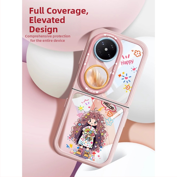 Ochranný kryt Huawei Pocket2, priehľadný, plný kryt, kompatibilný s P50 Pocket skladacím displejom, odolný proti opotrebeniu