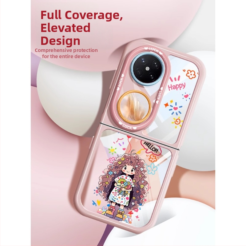 Ochranný kryt Huawei Pocket2, priehľadný, plný kryt, kompatibilný s P50 Pocket skladacím displejom, odolný proti opotrebeniu