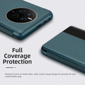 Huawei viedtālruņa vāciņš Mate sērijai — īsta āda, biznesa stils, izturīgs pret krišanu, mašīniskā apstrāde, pielāgojama