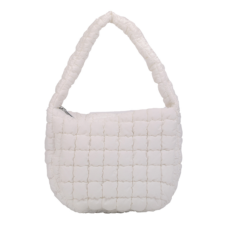 Torba preko ramena Cloud Pack, plisirani najlon, zatvarač, velika kapaciteta
