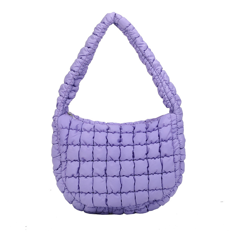 Torba preko ramena Cloud Pack, plisirani najlon, zatvarač, velika kapaciteta