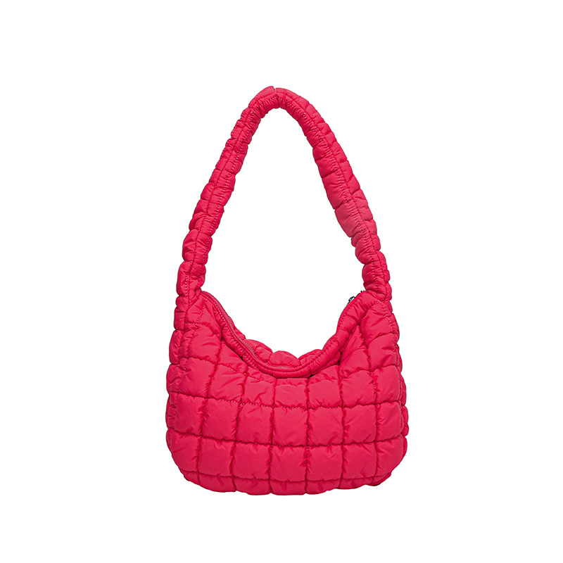 Torba preko ramena Cloud Pack, plisirani najlon, zatvarač, velika kapaciteta