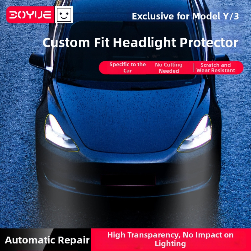 Film protectie TPU pentru faruri și stopuri Tesla Model 3/Y (TPU; pentru Tesla Model 3/Y; protecție pentru faruri și stopuri; fără personalizare)