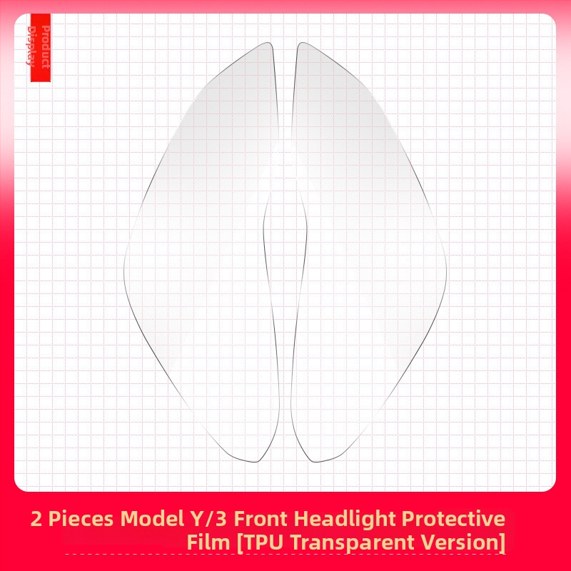 Film protectie TPU pentru faruri și stopuri Tesla Model 3/Y (TPU; pentru Tesla Model 3/Y; protecție pentru faruri și stopuri; fără personalizare)