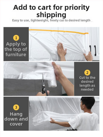 Филм за боядисване и маскиране за стени, мебели и автомобили – защита от пръски боя, маскиращ филм, покриване на стени, защита на мебели, защита на автомобилни повърхности