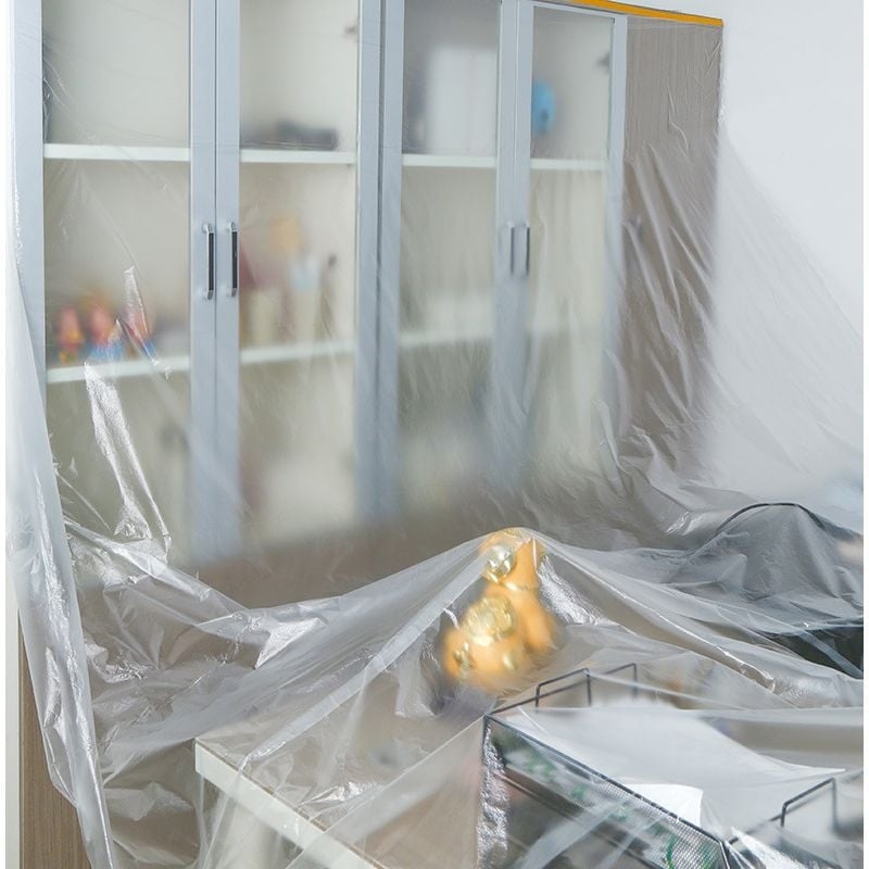 Филм за боядисване и маскиране за стени, мебели и автомобили – защита от пръски боя, маскиращ филм, покриване на стени, защита на мебели, защита на автомобилни повърхности