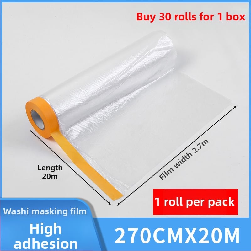 Филм за боядисване и маскиране за стени, мебели и автомобили – защита от пръски боя, маскиращ филм, покриване на стени, защита на мебели, защита на автомобилни повърхности