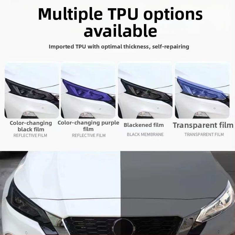 TPU filmas priekiniesiems ir galiniams žibintams Teana, Patrol, Murano, GT-R ir 370Z – šviesos valdymo filmas