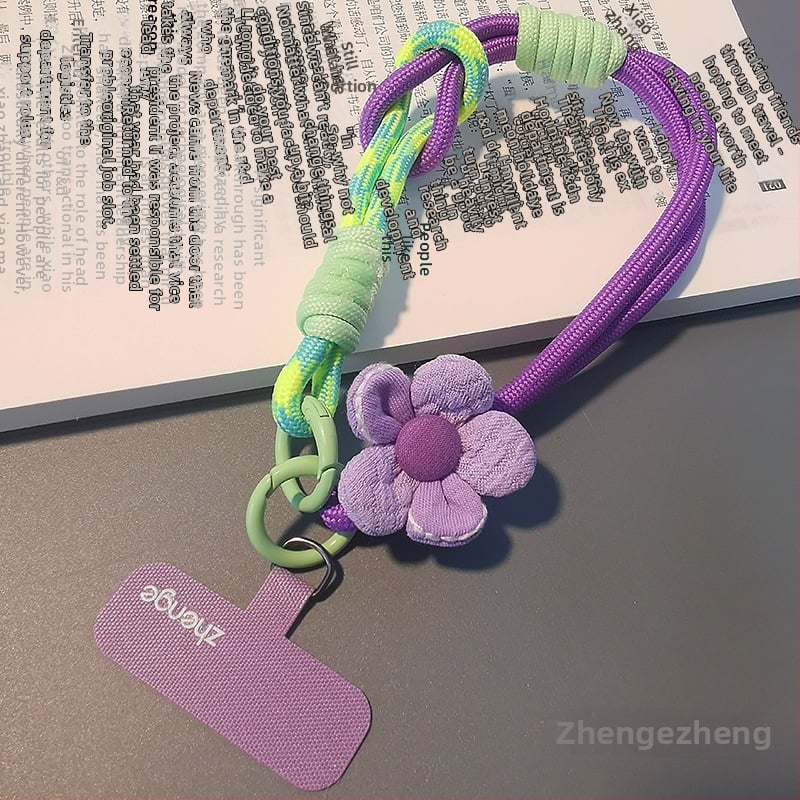 Tālruņa aukla uz rokas, roku darināta, ģeometriska kulons, daudzfunkcionāla, piemērota āra aktivitātēm