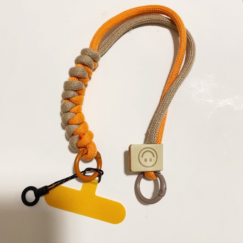 Mobitel lančić u britskom stilu, pleteni najlonski konac, poliester materijal, plastična kopča, unisex, otpornost na pad
